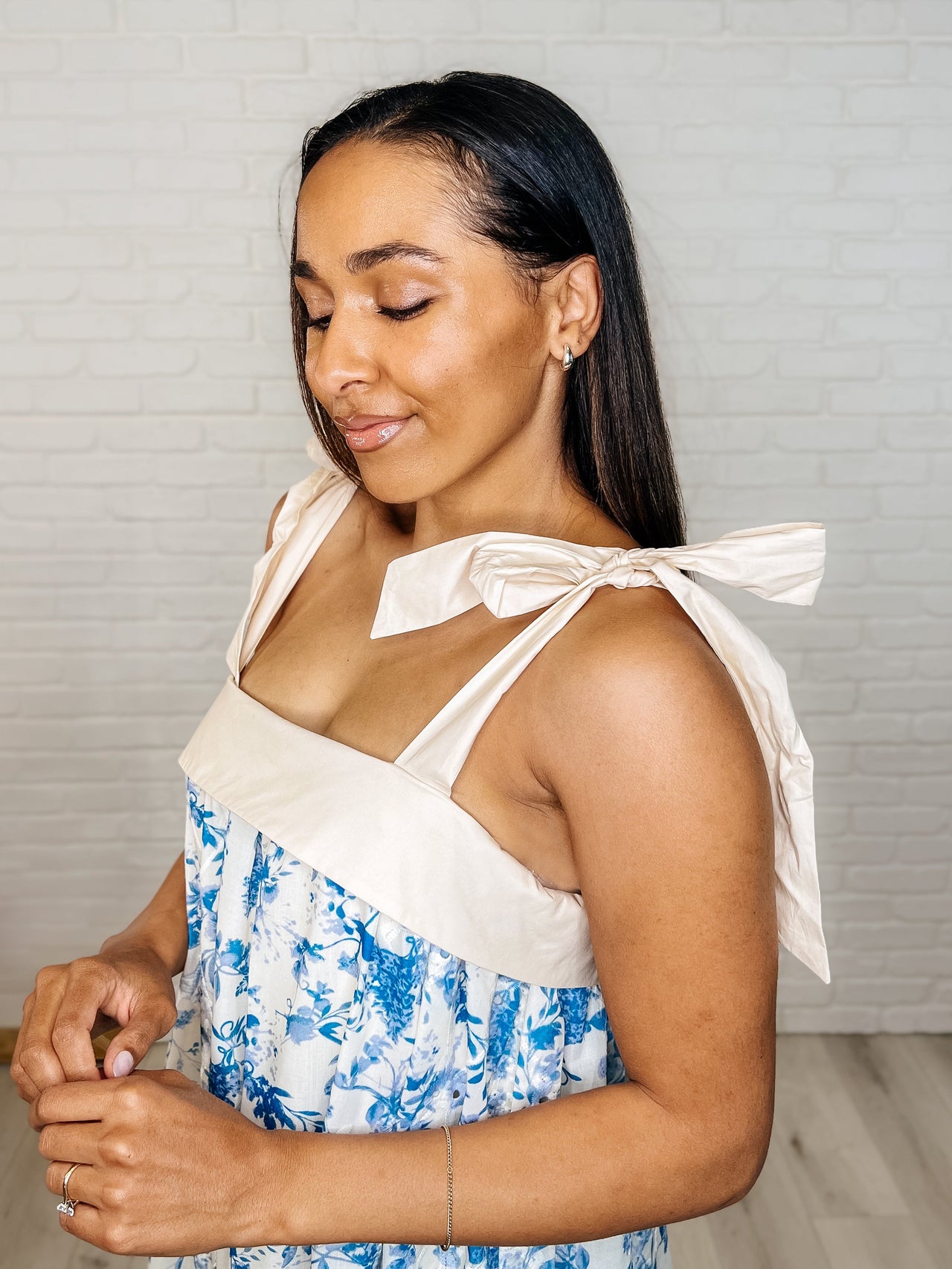 Prepare the Yacht Square Neck Dress