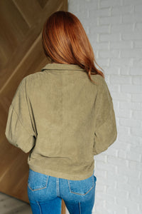 Thumbnail for Primrose Corduroy Jacket in Olive