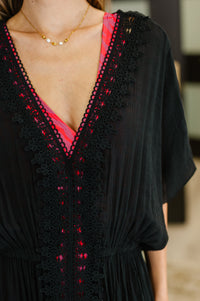 Thumbnail for Serena Sands Swim Cover Up in Black