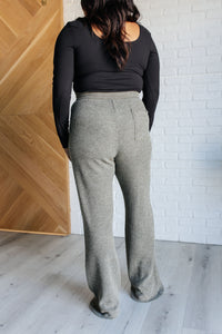 Thumbnail for Set Process Mineral Wash Waffle Knit Pants in Olive