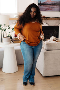 Thumbnail for Sipping Iced Tea Mixed Print Hoodie