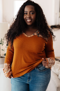 Thumbnail for Sipping Iced Tea Mixed Print Hoodie