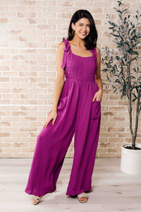 Thumbnail for Social Graces Wide Leg Jumpsuit