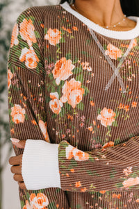 Thumbnail for Somebody to Lean On Cable Ribbed Top