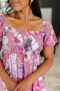 Thumbnail for Sweetheart Club Square Neck Floral Dress