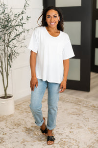 Thumbnail for Take It Easy Slouchy Tee in Ivory