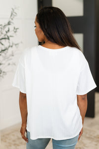 Thumbnail for Take It Easy Slouchy Tee in Ivory