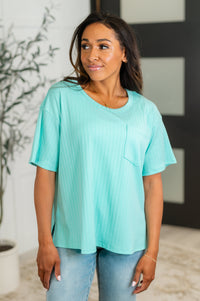 Thumbnail for Take It Easy Slouchy Tee in Mint