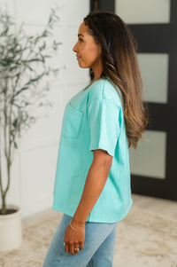 Thumbnail for Take It Easy Slouchy Tee in Mint