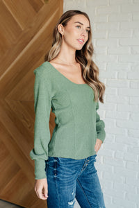 Thumbnail for Terrific Texture Scoop Neck Top