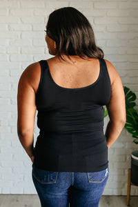 Thumbnail for The Basics Reversible Longline Tank in Black