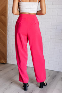 Thumbnail for Vigilante Stuff Pleated Trousers in Hot Pink