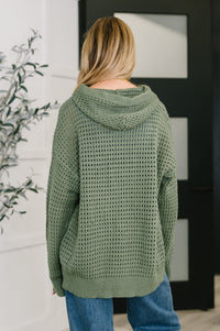 Thumbnail for What a Catch Open Weave Pullover