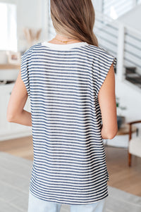 Thumbnail for What's Going On Striped Sleeveless Top