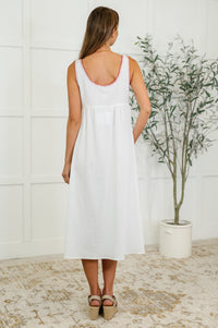 Thumbnail for Whispering Petals Scoop Neck Dress