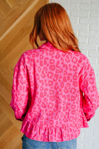 Thumbnail for Wild At Heart Animal Print Button Down