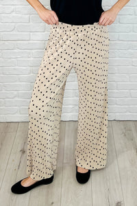 Thumbnail for Working on Lounging Elastic Waist Bottoms in Khaki