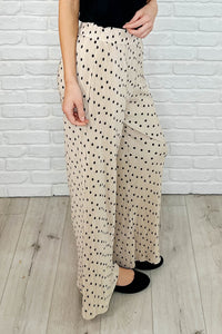 Thumbnail for Working on Lounging Elastic Waist Bottoms in Khaki