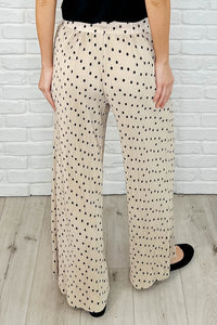 Thumbnail for Working on Lounging Elastic Waist Bottoms in Khaki