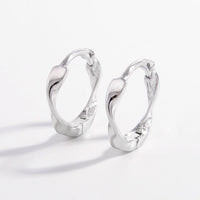 Thumbnail for 925 Sterling Silver Hoop Earrings