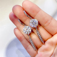 Thumbnail for 10 Carat Moissanite 925 Sterling Silver Earrings