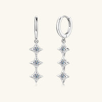 Thumbnail for Moissanite 925 Sterling Silver Geometric Shape Earrings