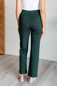 Thumbnail for Magic Straight Pants in Hunter Green