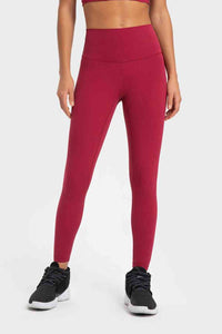 Thumbnail for Highly Stretchy Wide Waistband Yoga Leggings