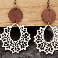 Thumbnail for Geometric Cutout Dangle Earrings