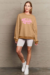 Thumbnail for Simply Love Full Size IN MY LOVER ERA Round Neck Sweatshirt