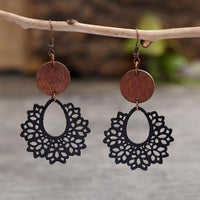 Thumbnail for Geometric Cutout Dangle Earrings