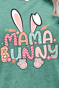 Thumbnail for MAMA BUNNY Easter Graphic Short Sleeve Tee