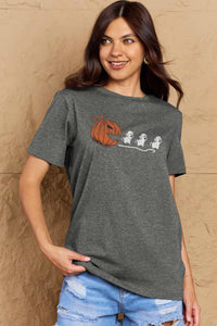 Thumbnail for Simply Love Full Size Jack-O'-Lantern Graphic Cotton T-Shirt