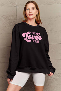 Thumbnail for Simply Love Full Size IN MY LOVER ERA Round Neck Sweatshirt