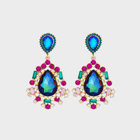 Thumbnail for Teardrop Shape Rhinestone Alloy Dangle Earrings