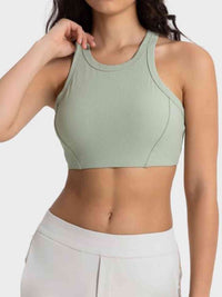 Thumbnail for Wide Strap Cropped Sport Tank