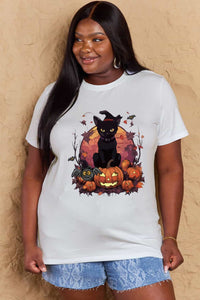 Thumbnail for Simply Love Full Size Halloween Theme Graphic T-Shirt