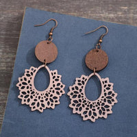 Thumbnail for Geometric Cutout Dangle Earrings