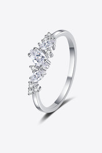 Thumbnail for Moissanite Rhodium-Plated Ring