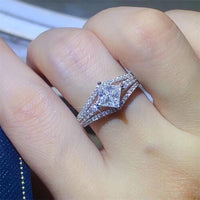 Thumbnail for 1 Carat Moissanite 925 Sterling Silver Ring