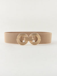 Thumbnail for Geometric Buckle Elastic Wide Belt