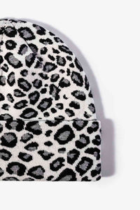 Thumbnail for Leopard Pattern Cuffed Beanie