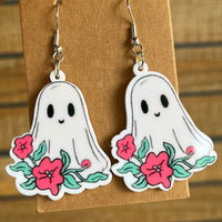 Thumbnail for Halloween Theme Acrylic Dangle Earrings