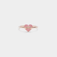 Thumbnail for MOM Heart Shape 925 Sterling Silver Engraved Ring