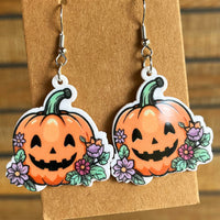 Thumbnail for Halloween Theme Acrylic Dangle Earrings