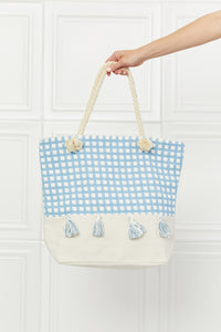 Thumbnail for Justin Taylor Picnic Date Tassle Tote Bag