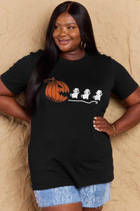 Thumbnail for Simply Love Full Size Jack-O'-Lantern Graphic Cotton T-Shirt