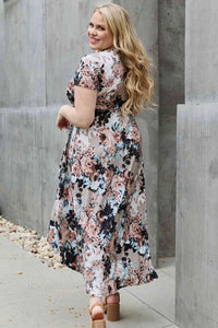 Thumbnail for Heimish Give Me Roses Full Size Floral Maxi Wrap Dress