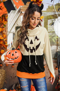 Thumbnail for Long Sleeve Jack-O'-Lantern Graphic Sweatshirt