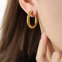 Thumbnail for 18K Gold-Plated Huggie Earrings